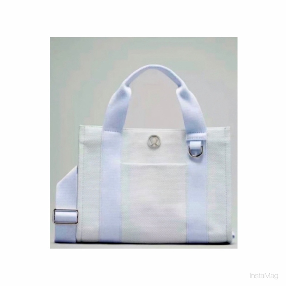 NEW Lululemon Canvas Tote Bag 4.5 Mini Windmill Light Ivory